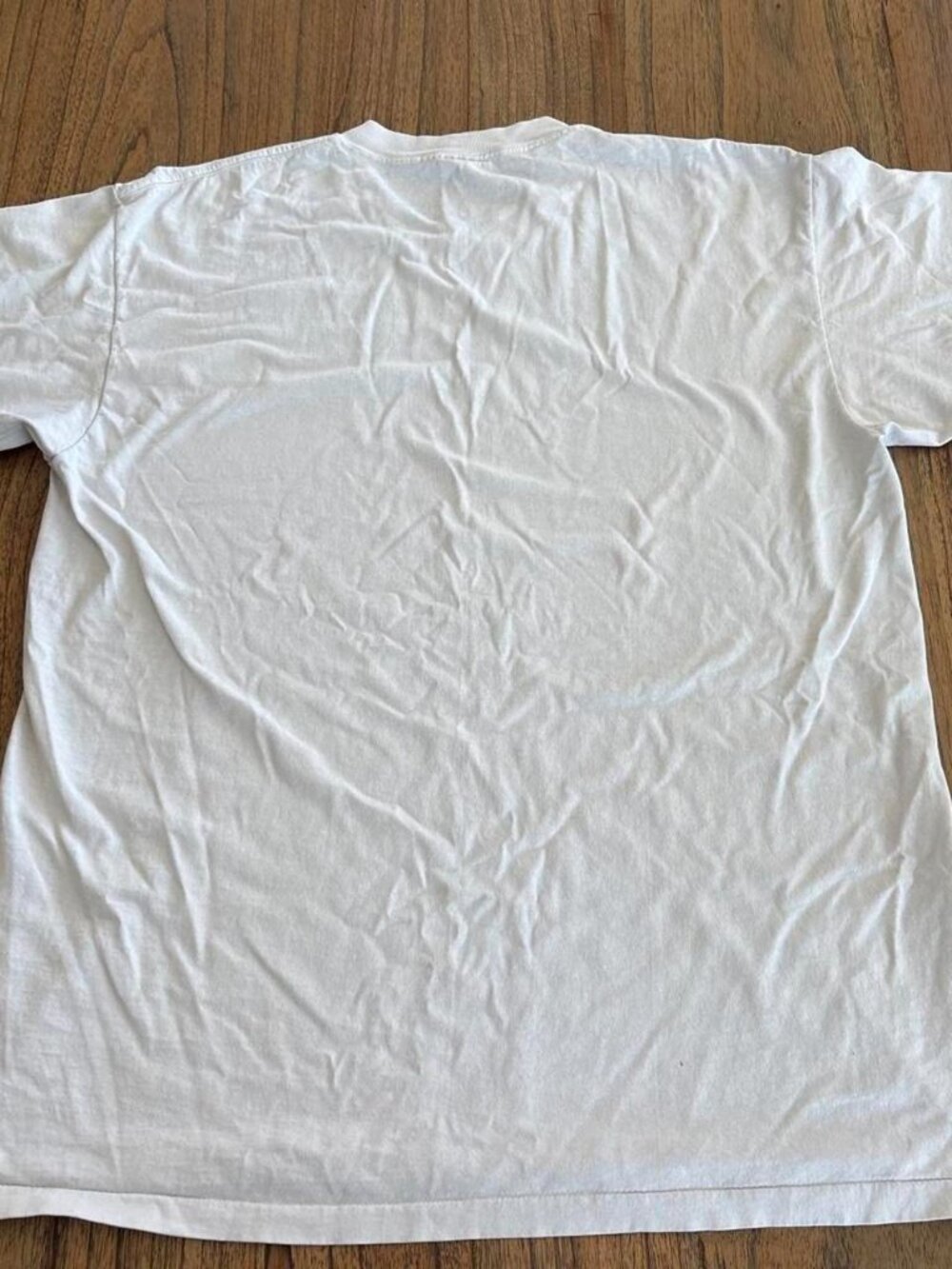 Vintage White Graphic T Shirt Tempe Arizona Green Print Short Sleeve Casual Tee - Picture 2 of 2
